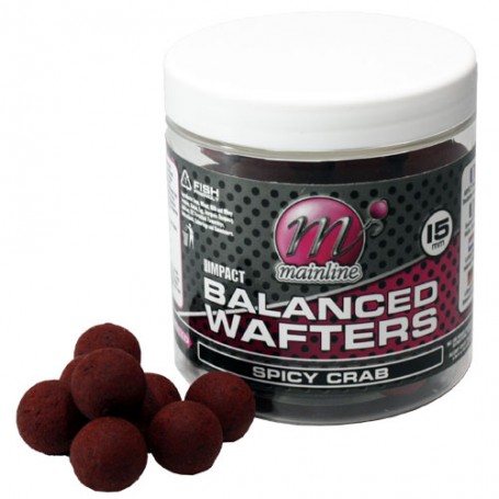Mainline Spicy Crab High Impact Balanced Wafters - 15mm